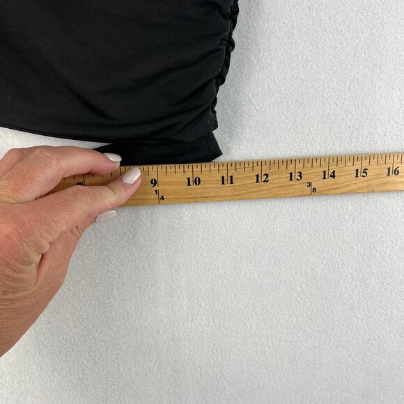 Rêve Rêve Unbalanced One Shoulder Tank Top Women's Small Black - Picture 4 of 6